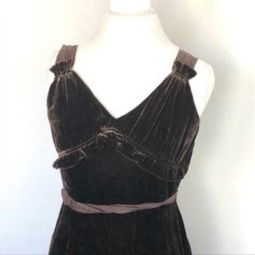 Marc Jacobs Chocolate Velvet Dress - Picture 2 of 4